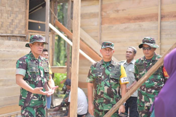 Tim Wasev TMMD Tinjau Progres Bedah Rumah Warga Boncah Mahang