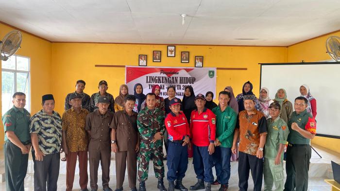 Satgas TMMD Bengkalis Taja Penyuluhan Terkait Pelestarian Lingkungan Hidup