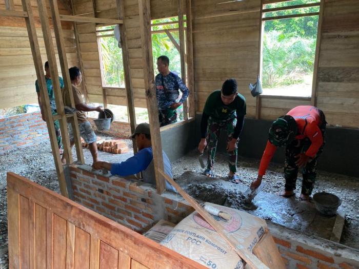 Proses Bedah Rumah Sempena TMMD ke-118 Hampir Rampung 