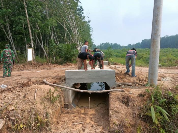 Pembangunan Box Culvert di Jalan Sejahtera Hampir Selesai 