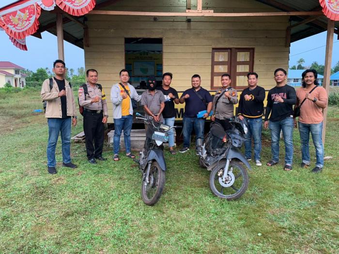 Tim Opsnal Sat Reskrim Polres Meranti dan Polsek Rangsang Ungkap pelaku Curanmor