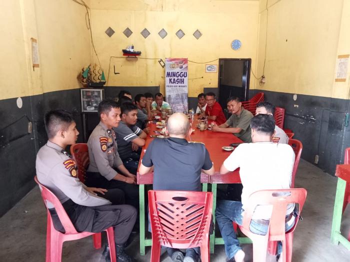 Program Rutin Minggu Kasih, Polres Meranti Duduk Bersama Komunitas Warga Batak Selatpanjang