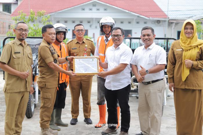 Pemkab Meranti Terima 2 Unit Motor Roda Tiga dari RAPP