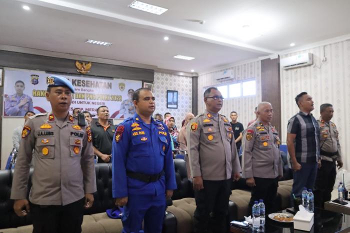 Polres Meranti Gelar Bakes dan Baksos Rakorbin SDM bersama ASN Polri