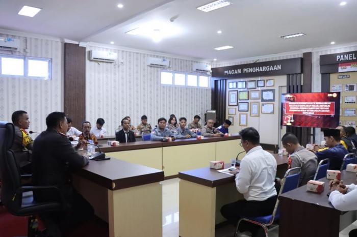 Polres Meranti Taja FKP Pembangunan Zona Integritas Menuju Wilayah Bebas Korupsi dan Birokrasi Bersih