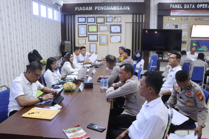 Itwasda Polda Riau Audit Kinerja Polres Meranti Tahap II Aspek Pengelolaan dan Pertanggungjawaban