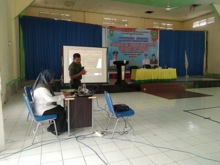 Bati Tuud Koramil 02/Tebing Tinggi Ikuti Sosialisasi Pencegahan Pekat dan Narkoba