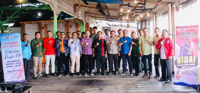 Wujudkan Pemilu Damai, Polres Meranti Bikin Terobosan Kreatif Menggelar 'Bidai'