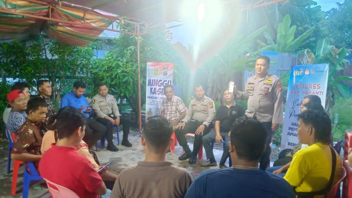 Program Minggu Kasih, Polres Meranti Sampaikan Pesan Kamtibmas Kerukunan Beragama