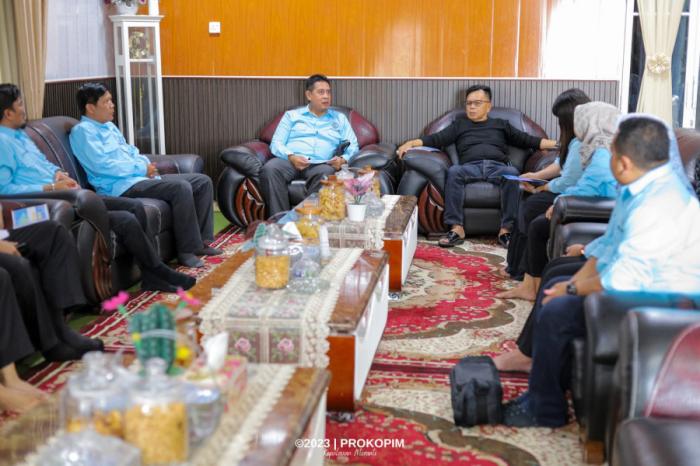 Plt Bupati Kepulauan Meranti Terima Kunjungan BNNK Pelalawan