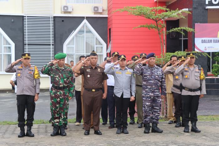Polres Meranti Gelar Apel Kesiapan Pengamanan Pemilu 2024