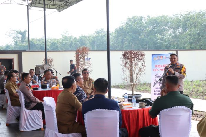 Bahas Sejumlah Hal Penting, Polres Meranti Gelar Coffee Morning bersama Bupati dan Forkopimda