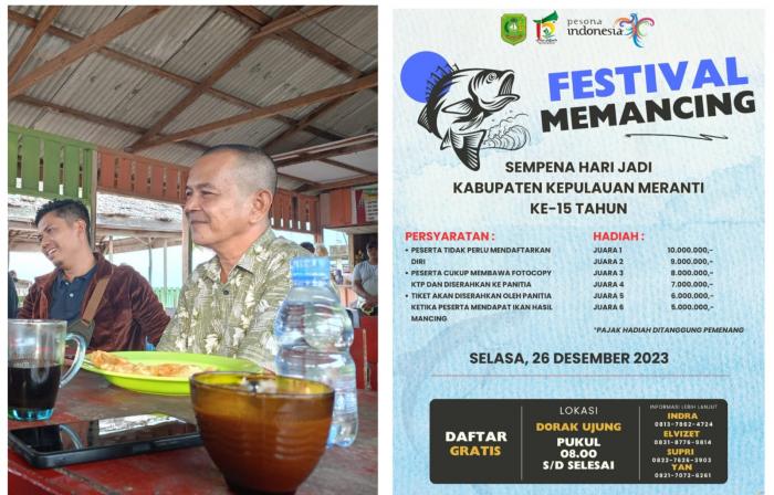 Rangkaian Hari Jadi ke-15 Kepulauan Meranti, Disporapar Adakan Berbagai Lomba