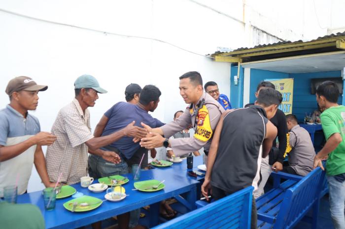 Jumat Curhat Polairud Polres Meranti Sebagai Upaya Cooling System Jelang Pemilu