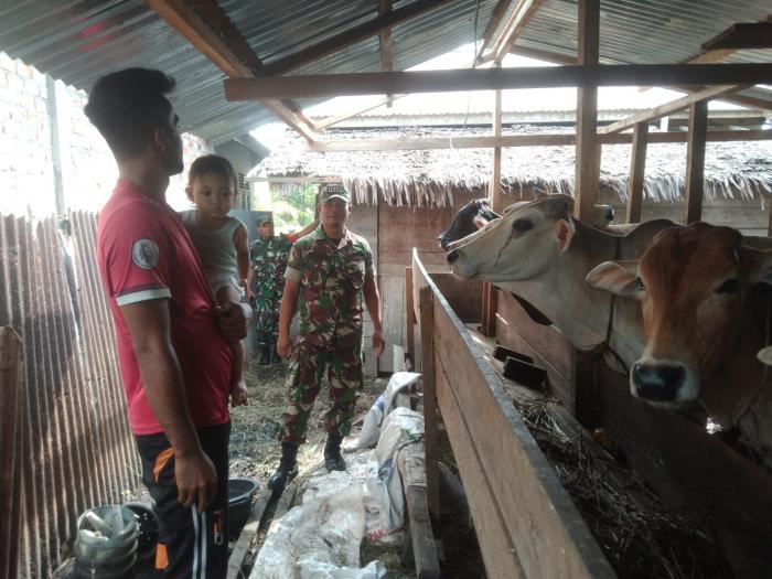 Serda Supriadi Temui Peternak Sapi di Desa Tanjung Samak