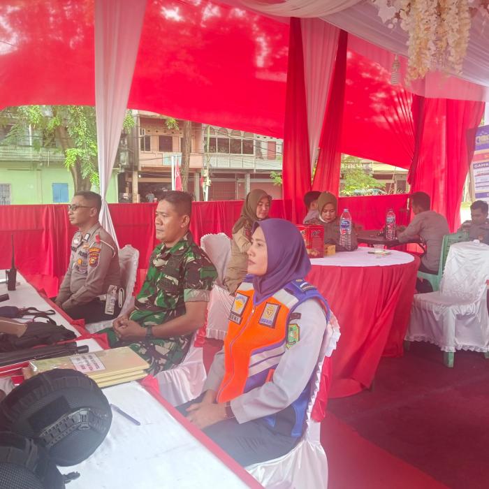 Serda Firman Sihotang Ikut PAM Nataru di Pos PAM Taman Cik Puan