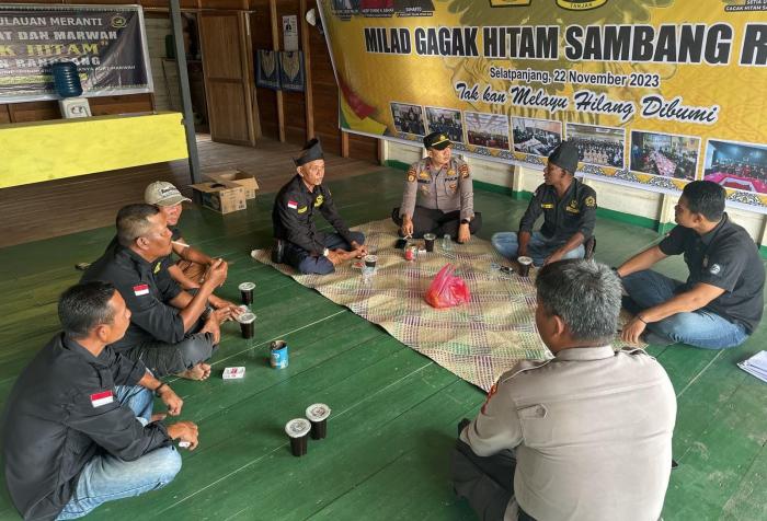 Giat Cooling System Polsek Rangsang, Wujud Keharmonisan Polri Sambangi Organisasi Kepemudaan