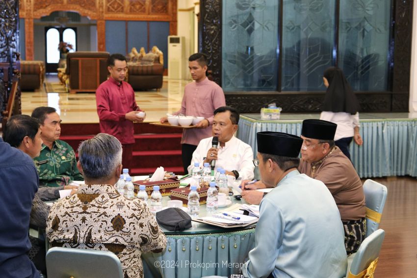 Upayakan Peningkatan DBH, Plt Bupati Meranti Audiensi Bersama Gubri