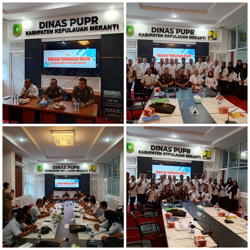 ASN Dinas PUPR Kepulauan Meranti Dibekali Pemahaman Hukum Terkait Praktik Korupsi oleh Kejari