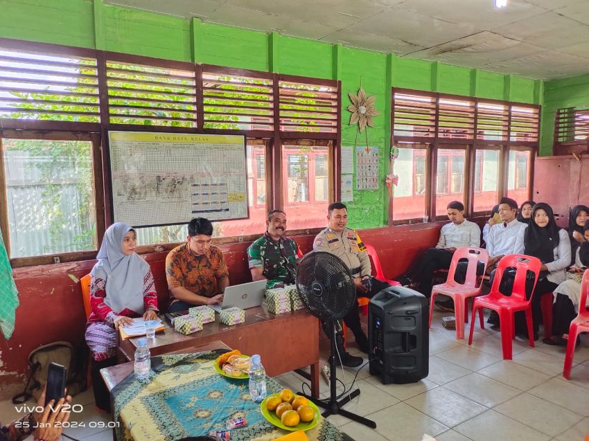 Sertu M Amry Hadiri Pelantikan KPPS di Selatpanjang Selatan