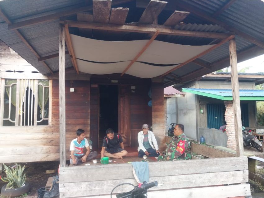 Serka Subar Kembali Lakukan Komsos Dengan Warga Desa Repan