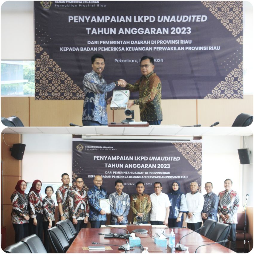 Plt Bupati Asmar Serahkan LKPD Tahun 2023 ke BPK