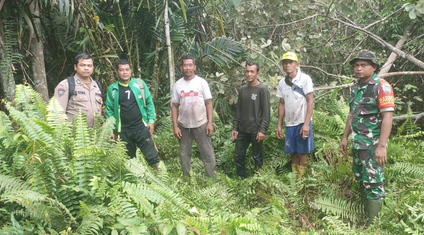 Serda Irvan Sulaiman Bersama Bhabinkamtibmas dan Warga Lakukan Patroli Karlahut