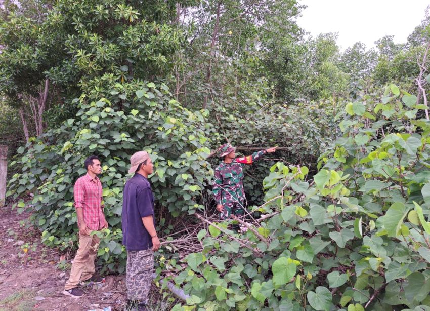 Serda D Sihotang Bersama Masyarakat Lakukan Upaya Pencegahan Karlahut di Selatpanjang Timur