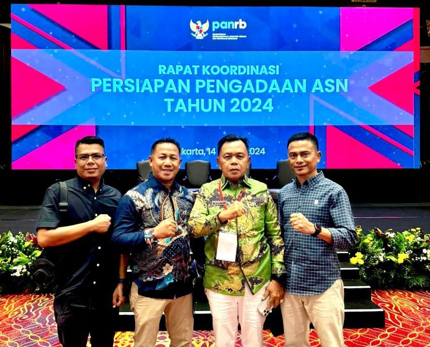 Ikuti Rakor Persiapan Pengadaan ASN, Plt Bupati Asmar : Meranti dapat Kuota 600 Calon ASN