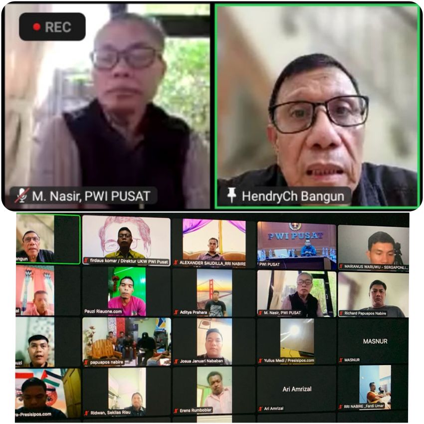 PWI Pusat Gelar Pra UKW 2024 bagi Peserta Provinsi Papua Tengah dan Riau