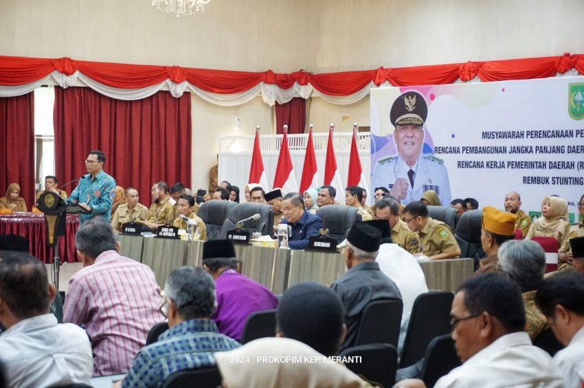 Sekda Meranti Hadiri Musrenbang RPJPD Provinsi Riau 2025-2045