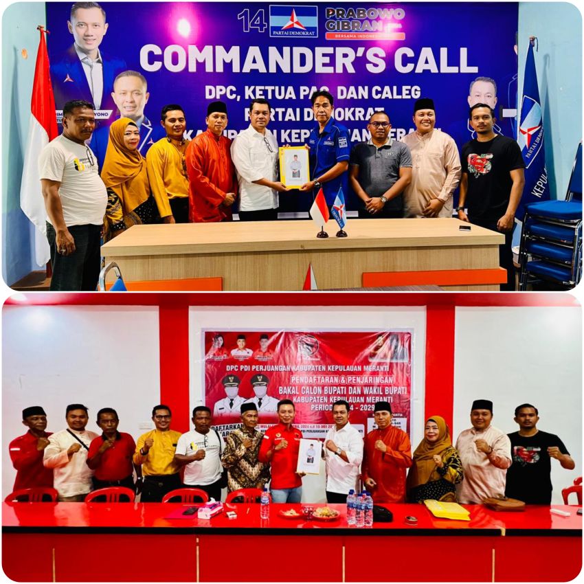 Maju di Pilkada Meranti, Iskandar Budiman Penuhi Persyaratan DPC Partai Demokrat dan PDIP