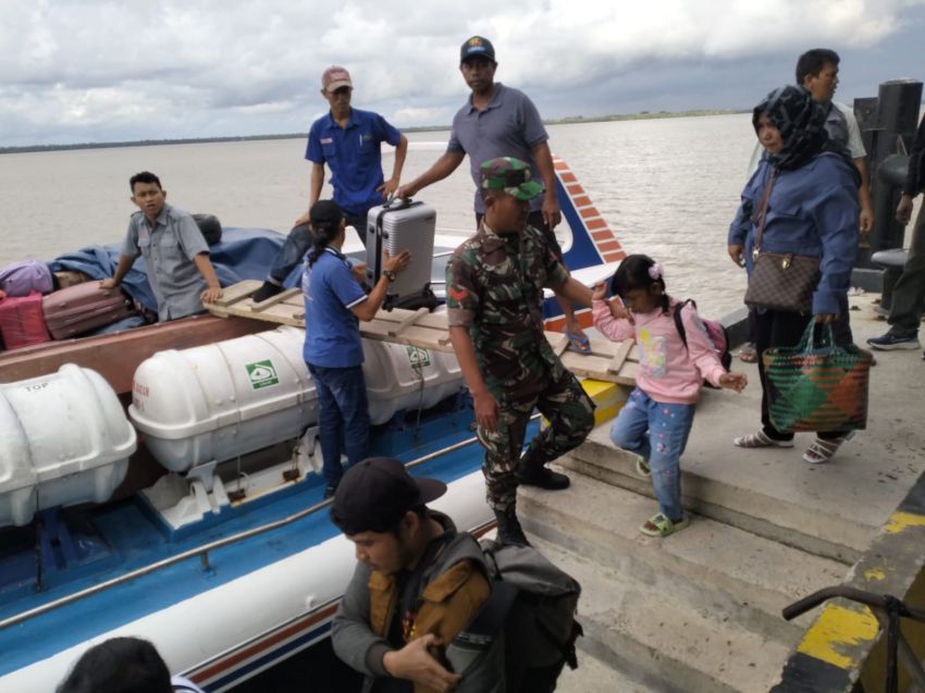 Ikut Lakukan Pam di Pelabuhan Tanjung Samak, Koptu Masran : Arus Mudik Lancar