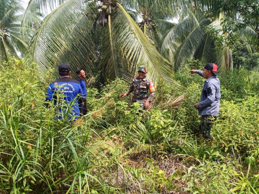 Koptu Masran Bersama MPA Gencar Patroli Guna Cegah Karlahut