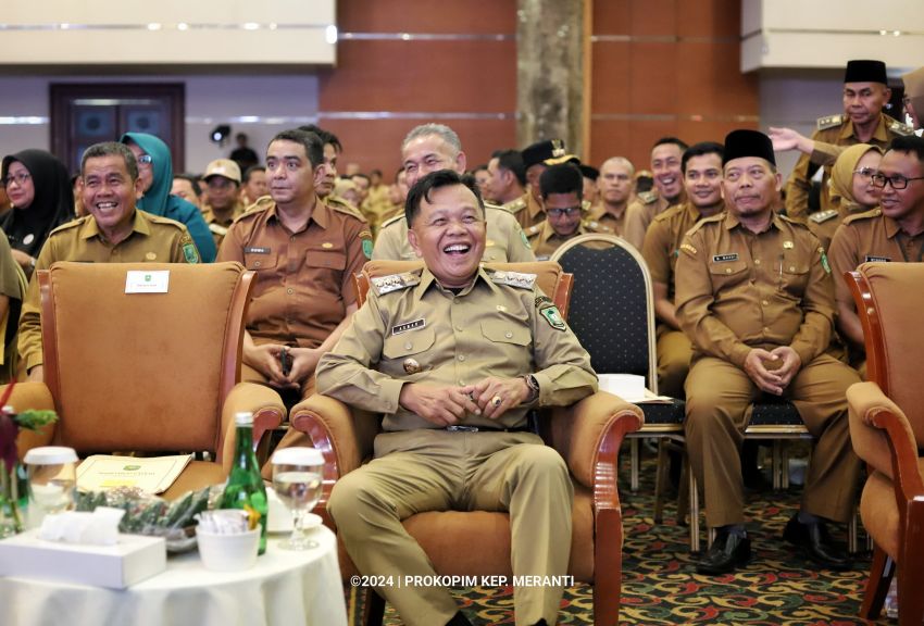 Hadiri Rakor Kades se-Provinsi Riau, Plt Bupati Asmar : Mari Kompak Majukan Desa