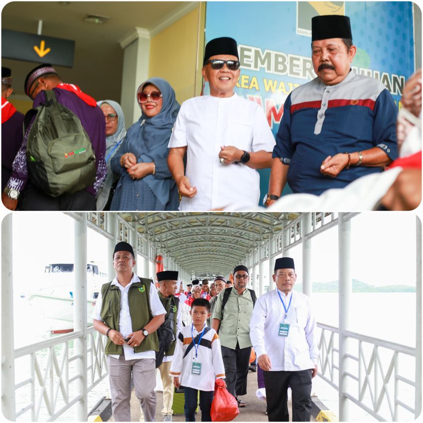 108 JCH Asal Meranti Tiba di Asrama Haji Batam