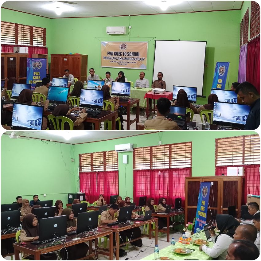 PWI Meranti Goes To School Disambut Antusias Siswa SMA Negeri 1 Tebingtinggi Barat