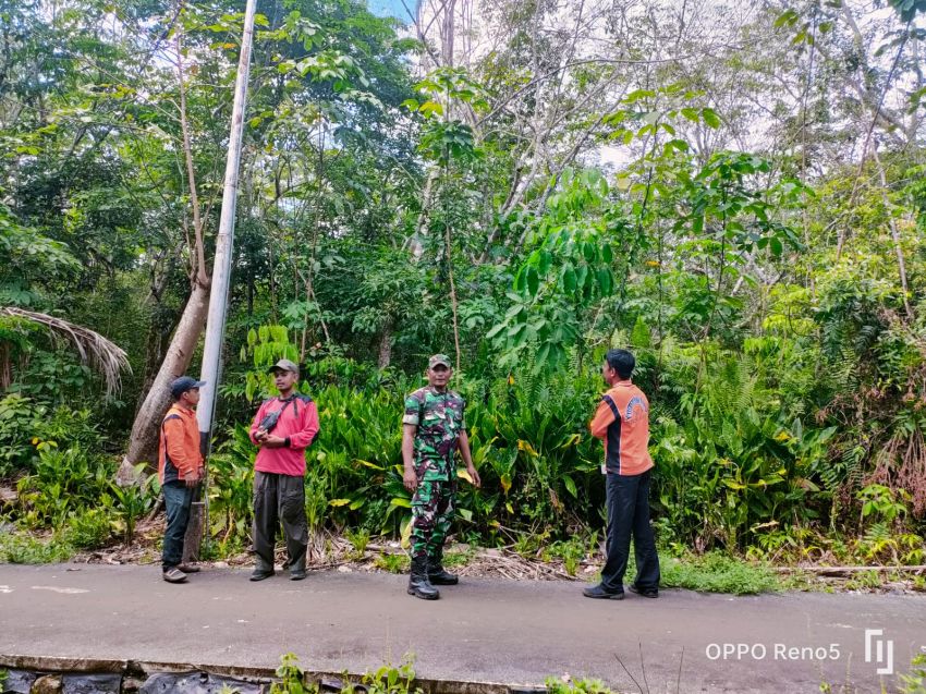 Serda Eka Rafiz Bersama BPBD dan MPA Lakukan Patroli Karlahut di Desa Lukun