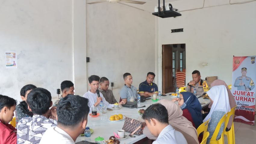 Jumat Curhat, Kapolres Meranti Duduk Bersama Pengurus dan Anggota AMM