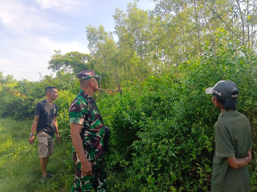 Rutin Patroli, Serda Firman Sihotang Ajak Warga Bersinergi Cegah Karlahut
