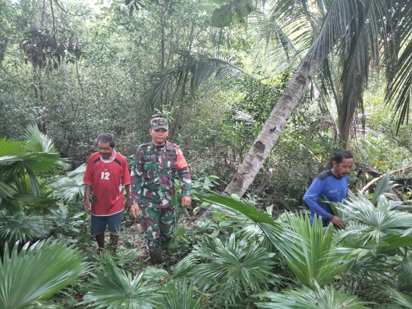 Serda Lasidi Ajak Warga Desa Sonde Bersinergi Cegah Karlahut