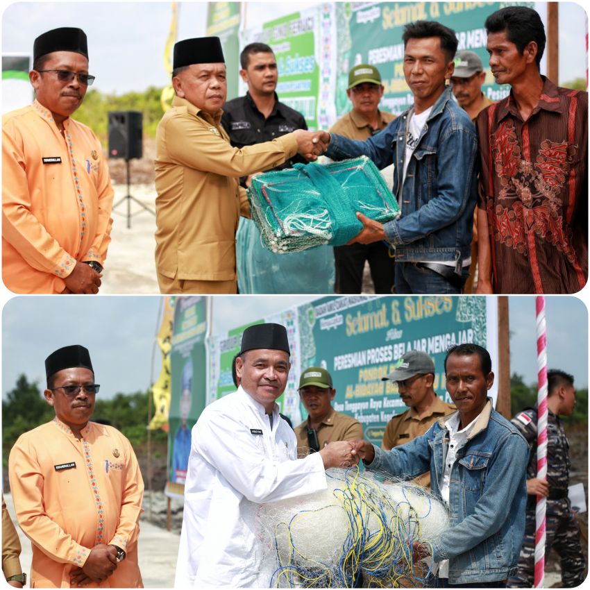 Diserahkan Bupati Asmar, 6 Kelompok Nelayan Terima Bantuan Alat Tangkap Ikan