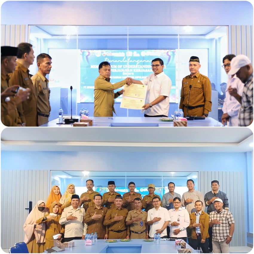 Kerjasama Pengelolaan Sektor Perikanan, Pemkab Kepulauan Meranti Teken MoU dengan Swasta