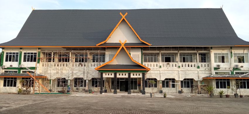 Renovasi Kantor Bupati Meranti Ditargetkan Rampung Desember Mendatang
