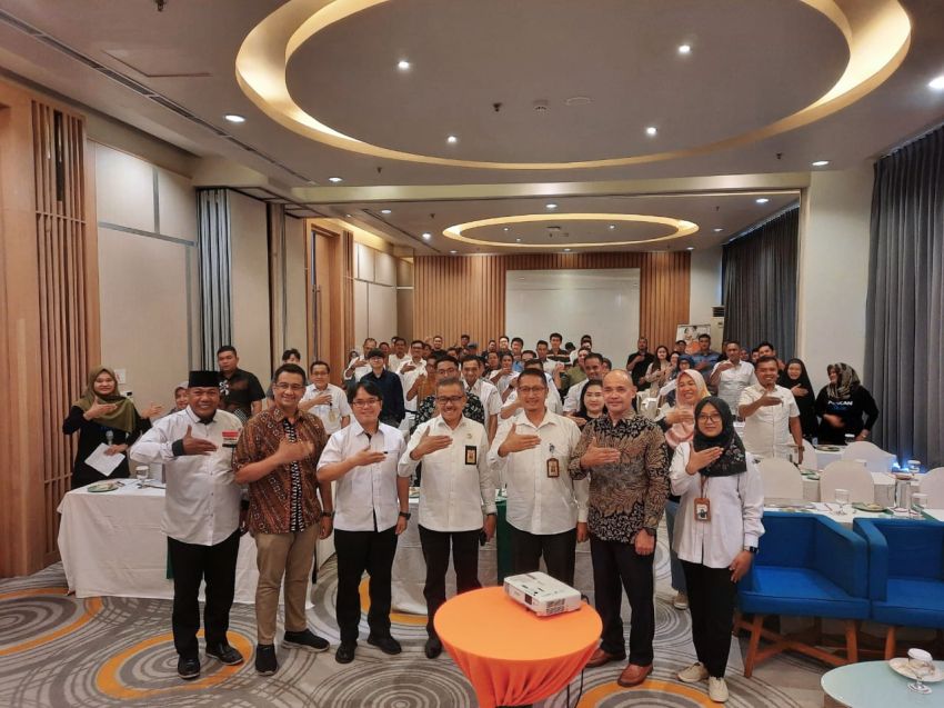 Berdiskusi dengan Diskanlut Kota Batam, Kadiskan Meranti Gali Peluang Pemasaran Kakap Putih