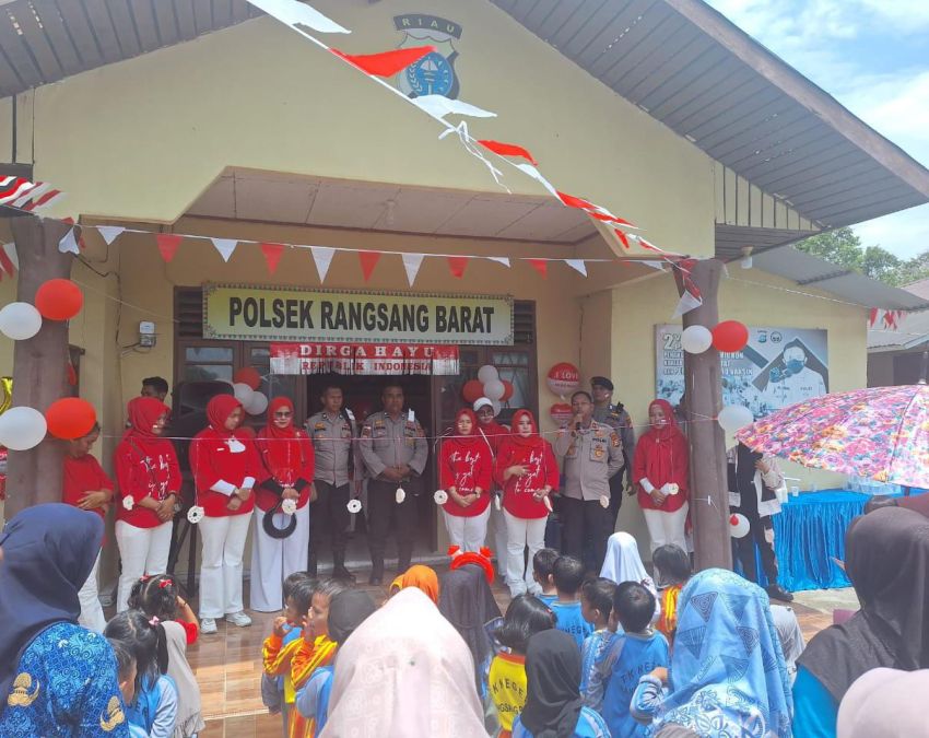 Meriahkan HUT ke-79 Kemerdekaan RI, Polsek Rangsang Barat Gelar Berbagai Lomba