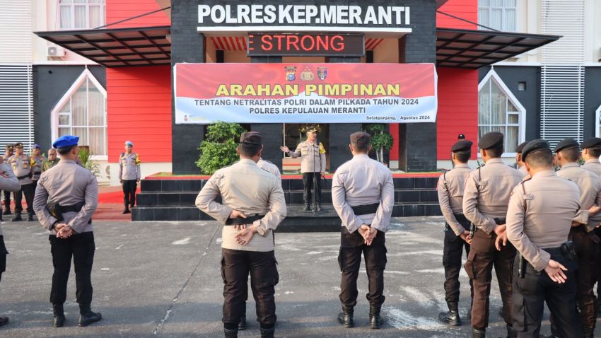 Kapolres Meranti Ingatkan Personel Jaga Netralitas di Pilkada 2024