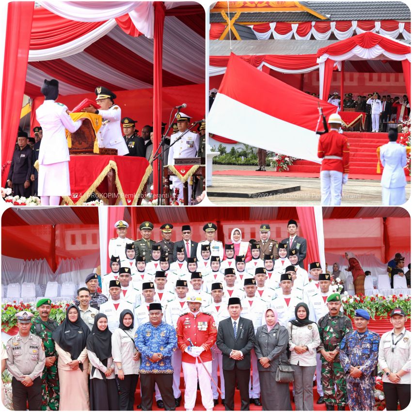 Upacara Peringatan HUT Kemerdekaan RI ke-79, Asmar : Mari Terus Kita Lanjutkan Cita-cita Para Pendahulu