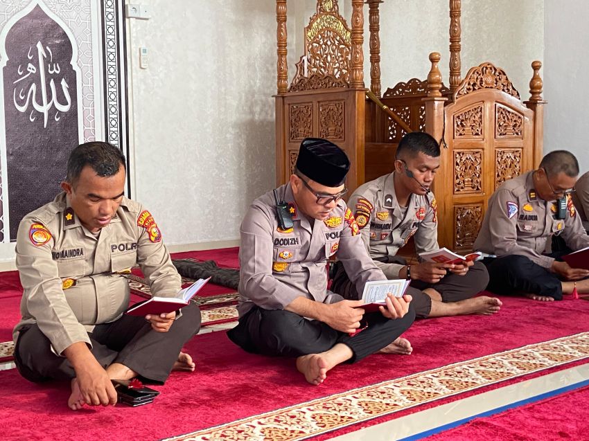 Polres Meranti Gelar Binrohtal Bagi Personel