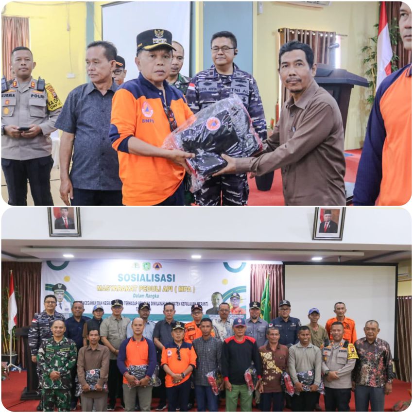 Sosialisasi Penanggulangan Bencana Kebakaran, Asmar : MPA Garda Terdepan Pencegahan Karhutla